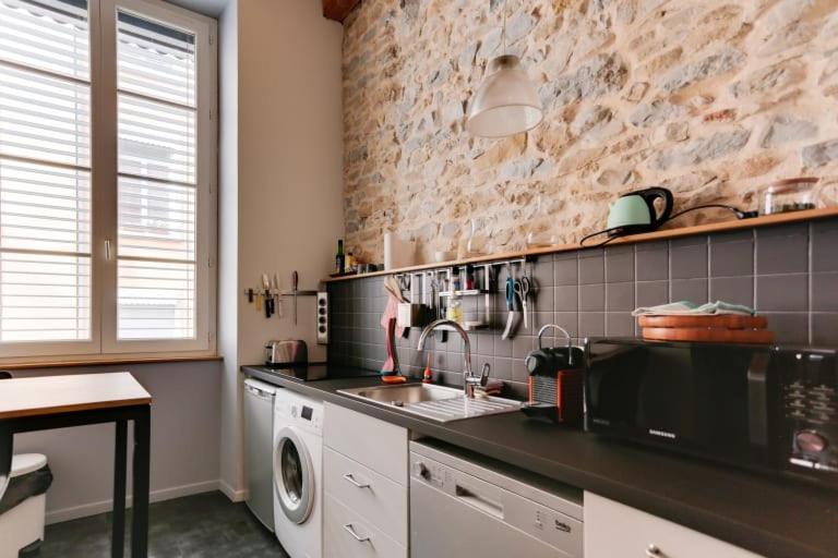 リヨンGuestready - Charmant Loft Croix-Paquet Pour 2アパートメント エクステリア 写真